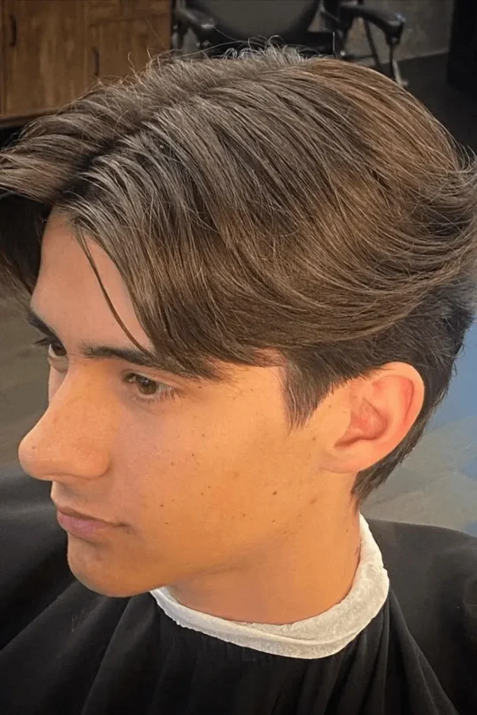 Middle-Part Wolf Cut for a Balanced Look