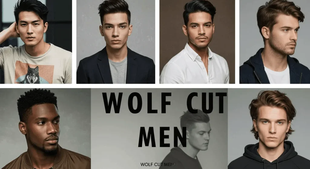 Wolf cut style