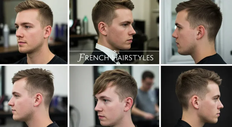 French crope hair style